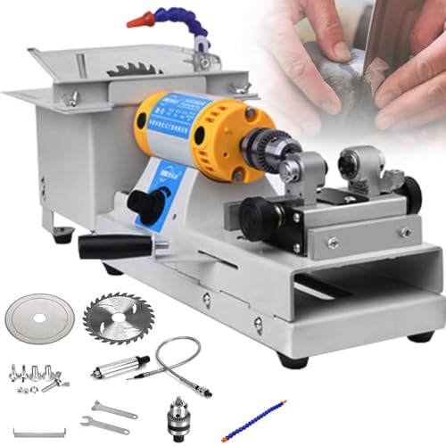 Máquina De Molienda De Pulido De Piedras Preciosas, Sierra Lapidaria De Joyas De Bricolaje De 0 A 10000 RPM, para Máquina De Taladrina De Pulido De Joyería De Plata De Oro