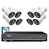 REOLINK 4MP 16CH PoE Security Camera System, 8pcs Wired 1440P IP Security Camera with Person Vehicle Detection for…