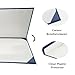 Happy Secret Diploma Cover 8.5''x 11'' Diploma Holder Graduation Certificate Holders Certificate Covers Smooth Leather (Navy)
