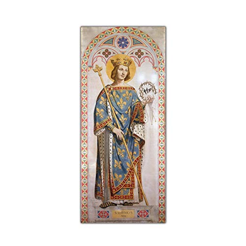 Peinture sur toile œuvre d'art de renommée mondiale Ingres Saint Louis prestige 40x84