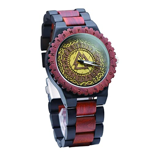 Montre en bois Viking hommes : fini les montres lourdes et froides