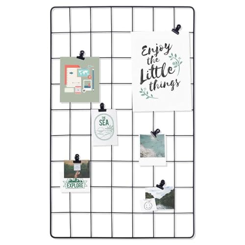 Vilde Wandgitter Schwarz | Fotogitter Fotowand Fotos aus Metall Pinnwand |...