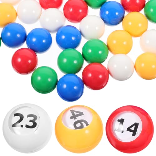 Boules de Loterie Numérotées pour Bingo de Fête en Famille