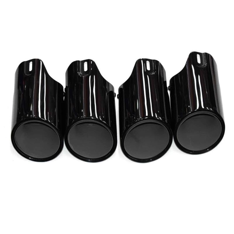 Tubo de escape negro de acero inoxidable para Panamera S 971 4
