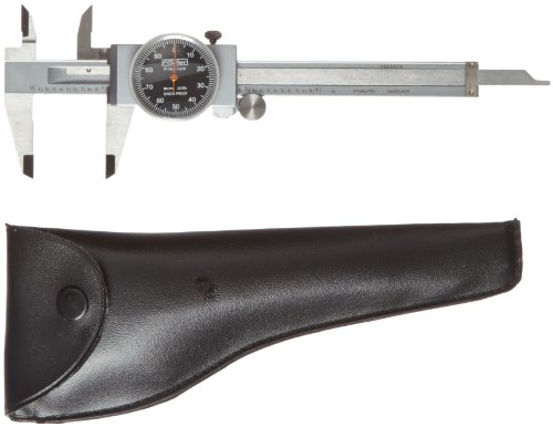 Fowler 52-010-004-0 4" BF Shock Proof Dial Caliper with Thumb Roll, Black Fowler 52-010-004-0 4" BF Shock Proof Dial Caliper with Thumb Roll, Black