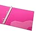 Filexec 3 Ring Binder, 1 Inch Capacity, Opaque, Letter size, Pack of 4, Blue, Hot Pink, Purple, Green (50162-6497)