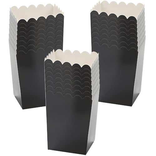 Black Mini Popcorn Cardstock Box (3