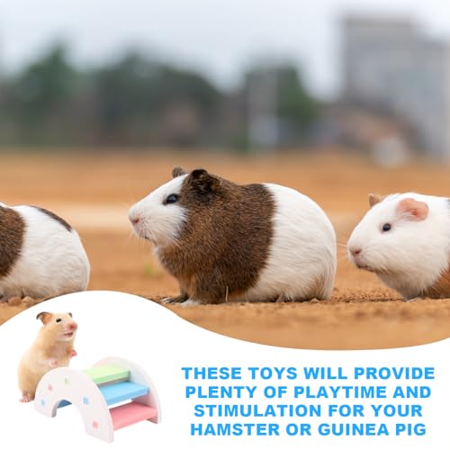 Brinquedos de porquinho-da-índia para hamster – Conjunto de atividades divertidas para hamster – Sup