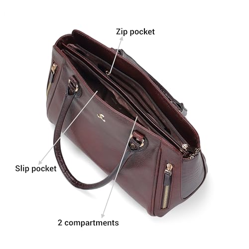 Image of Mochi Women Casual Leather Soft Body Zipper closure Solid Shoulder Bag