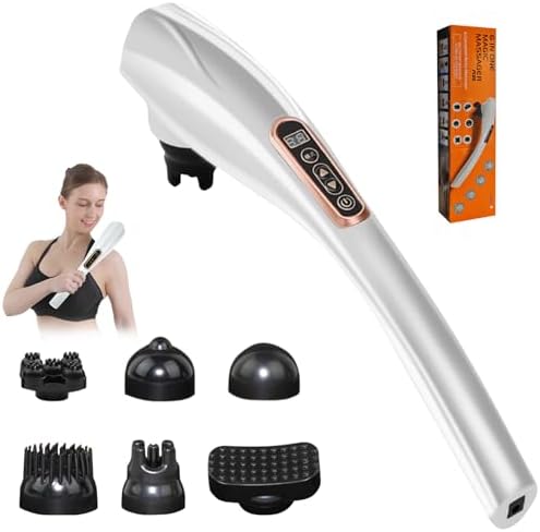 Massageador Elétrico de Pescoço e Costas Profundo de Mão para Omb...