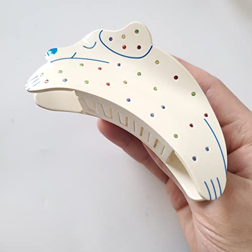 Diamond Dog Hair Clips,Claw Clips For Girls,Acetate Hair Clips For Women #TOP4