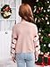 IIMMER Christmas Little Girls Santa Claus Ugly Pattern Knitted Sweatshirt Pullover Winter Sweater Pink 12 Years