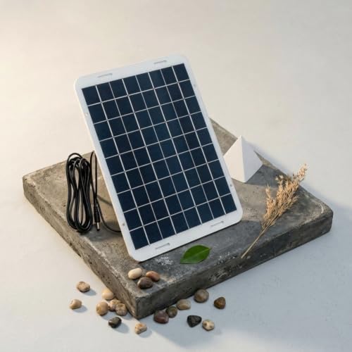 Panel solar de 15W para evitar cortes de energía en cámaras con conexión permanente DC5521 6
