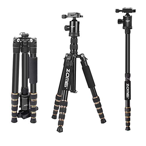 ZOMEi Z669 SLR Camera Tripod with Ball Head and Carrying Case