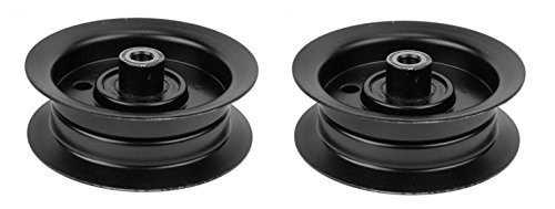 Set of 2, Flat Idler Pulleys for Toro, Toro Commercial, Lawn Boy, and Exmark Pulley Number 106-2175