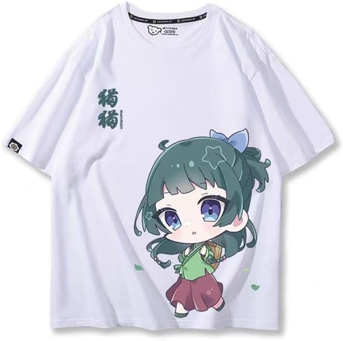 Amazon.co.jp: [百合] Tシャツ 薬屋のひとりごと 半袖 猫猫 マオマオ