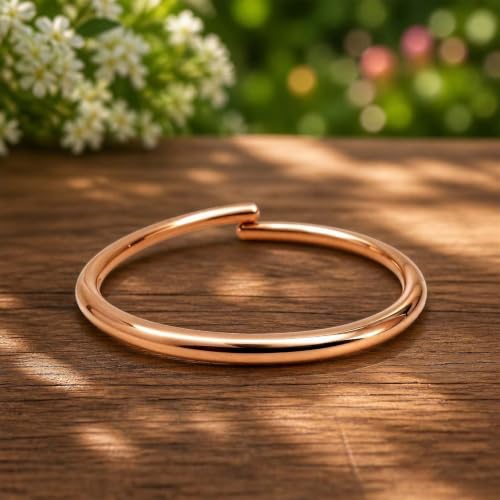 Image of SHINDE EXPORTS adjustable pure copper leg anklet bracelet kada for men and women indian jewelry