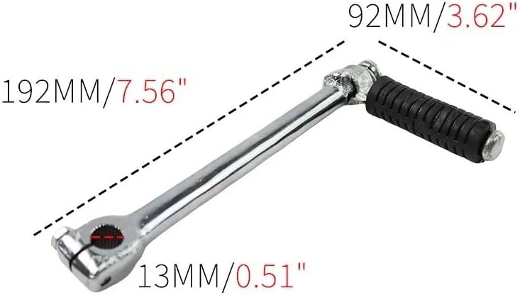Engine Kick Pedal 13mm Motorcycle Kick Starter Lever Pedal Start Stick Motorbike Bar Universal