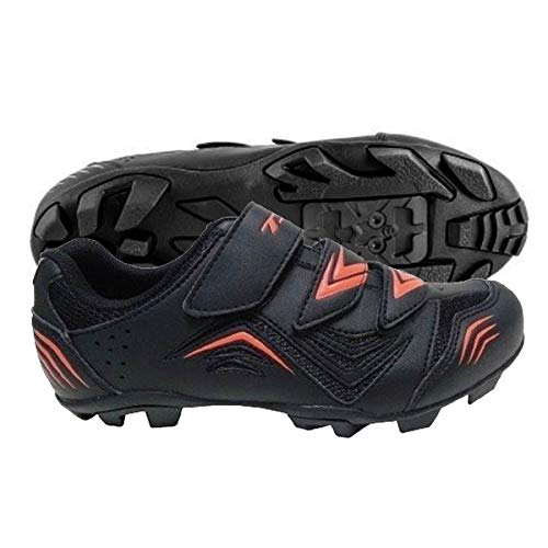 SAPATILHA MTB TSW NEW FIT PRETO/LARANJA TAMANHOS