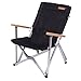 Lanrui Naturehike Camping Chaise Pliante de Stockage Chaise d'extérieur Durable pêche Outils de sécurité Dossier de Pique-Nique Portable Chaise NH19JJ004 (Color : Black)