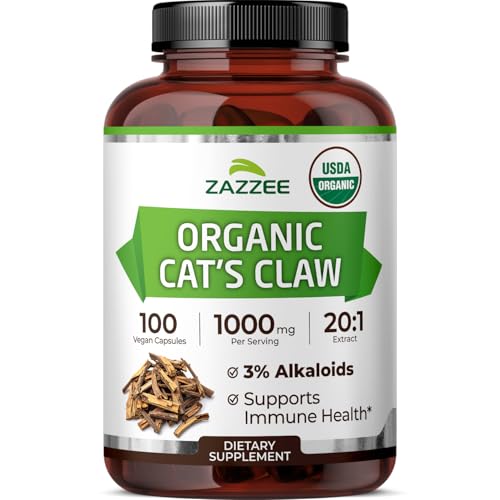 Zazzee USDA Organic Cat’s Claw
