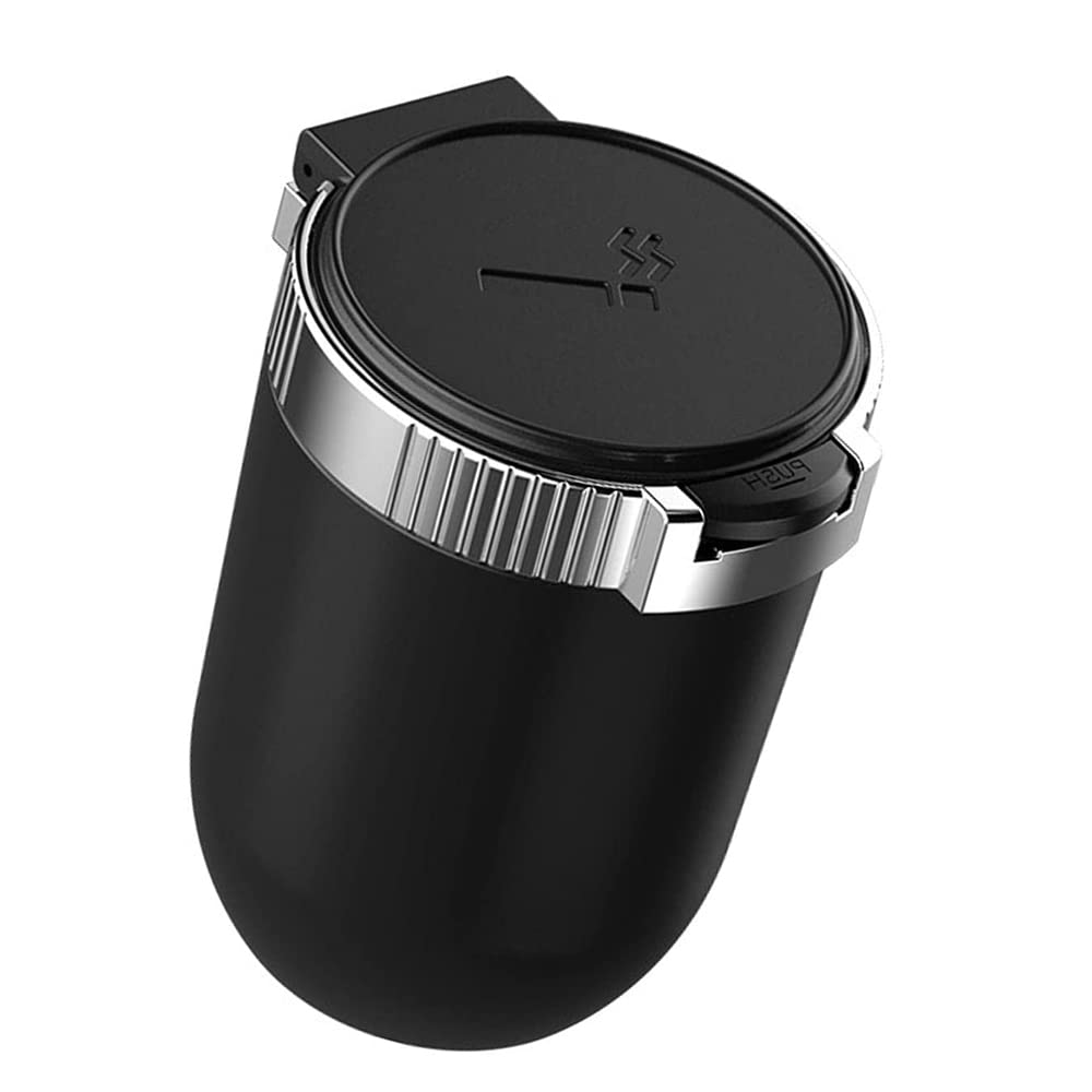 Kkaira Light/Black/Silver Portable Car Ashtray For Lexus/Ct/Es/Gx/Is/Lc/Lm/Ls/Lx/Nx/Rc/Rx/Rz/Ux, Car Ashtray With Lid Led Night One-Hand Operation Smokeless,