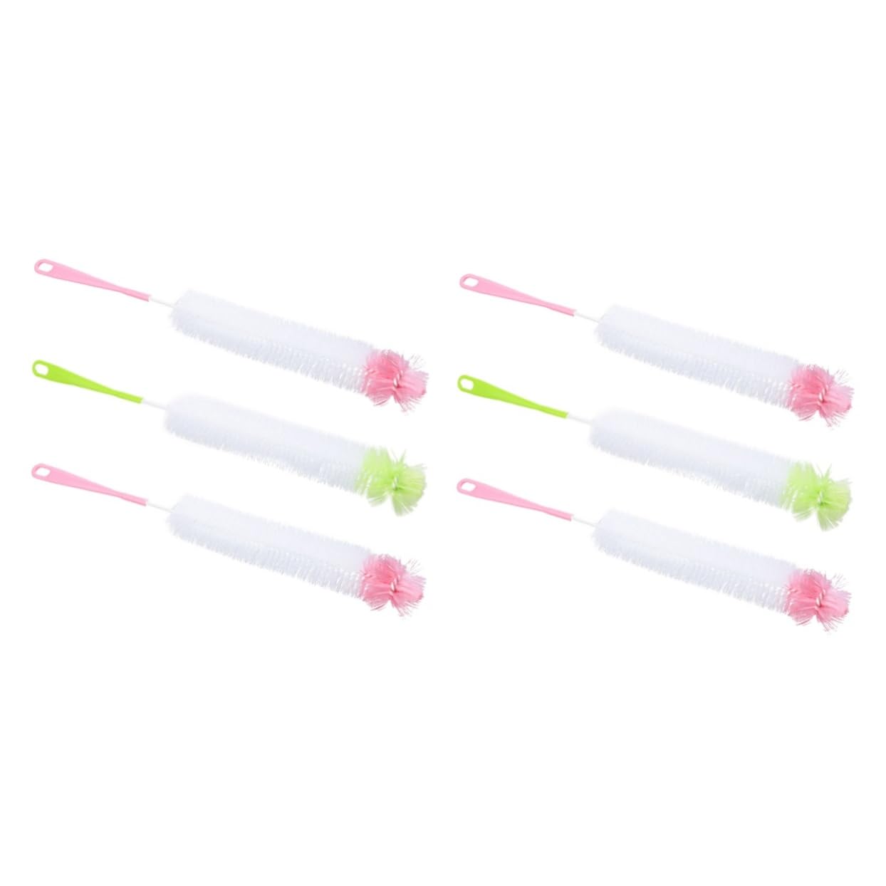 Healeved 2sets Bottle Cleaning Brush Water Bottle Cleaner Bottle Cleaner Brush Travel Bottle Brush Straw Cleaner Bottle Brush for Water Bottles Hot Water Bottle Sponge Bottle Brush 3pcs*2