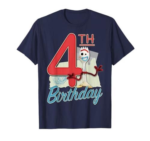 T-shirt Forky Toy Story 4 pour anniversaire 4 ans Disney Pixar pour enfant