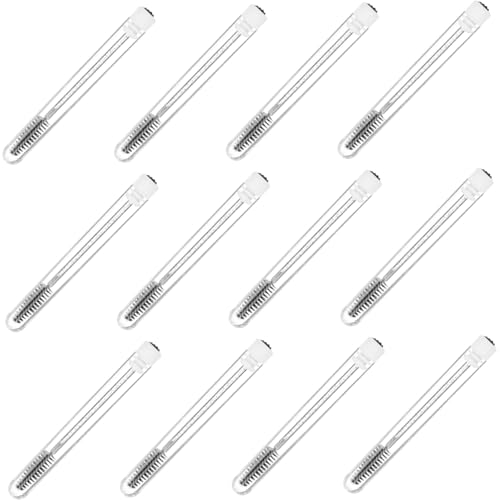 Healeved Elegant Crystal Wand Mascara Brush 15 Pack Easy Eyelash Extension Application Sturdy Nylon for Lashes Random Color