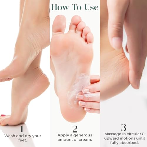 Image of Glamveda Happy Foot cream | Crack Heel Repair Cream for Women | Deep Moisturizing Foot Cream & Crack Cream for Smooth Skin| Suitable for all skin types | 200gm