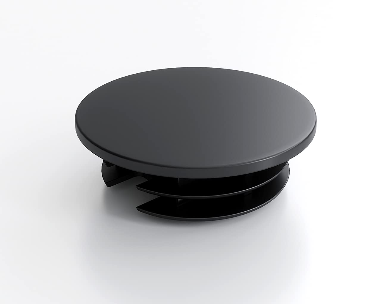 Rampit USA 1 1/2 Inch Round Plastic Pipe Insert Cap (50)