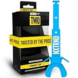 Nxtrnd Two Football Mouth Guard, Football Mouthpiece with Strap, Fits Adult & Youth (Neon Blue)