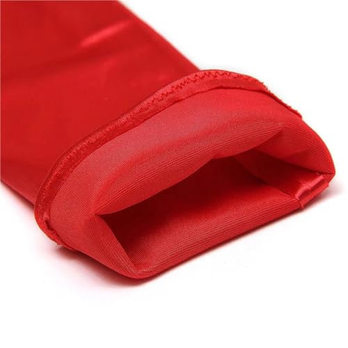 Gants de soirée en satin extensible de qualité pour robe de mariée