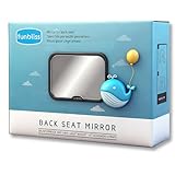 Funbliss Specchietto Retrovisore Bambini,Specchio Auto Bambino,Girevole e inclinabile a 360 ° Specchietto Retrovisore Auto,Accessorio auto per i neogenitori