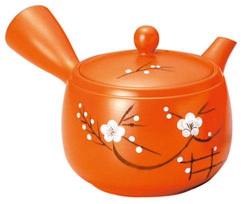 Tokoname Ware F1155 Fusen Shumai Fuku-Type Hakubai Basket Mesh Teapot