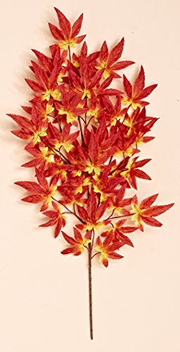 Worth Imports Japanisches Ahorn-Spray mit 45 Blättern, rot, 66 cm