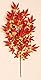 Worth Imports Japanisches Ahorn-Spray mit 45 Blättern, rot, 66 cm
