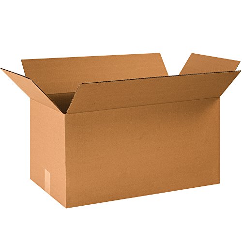 BOX USA 24x12x12 Long Corrugated Boxes, Long, 24L x 12W x 12H, Pack of 20 | Shipping, Packaging, Moving, Storage Box for Home or Business, Strong Wholesale Bulk Boxes