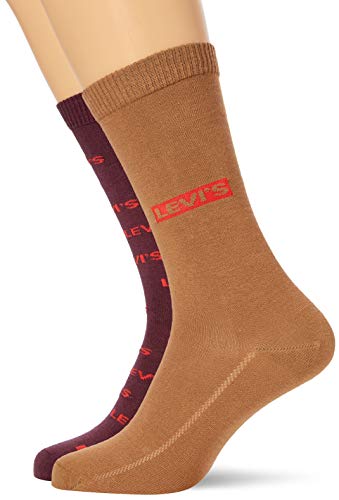 Levi's Logo all-Over Print Regular Cut Socks (2