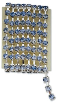 Club Green Strass su Catena in Argento, Lilla
