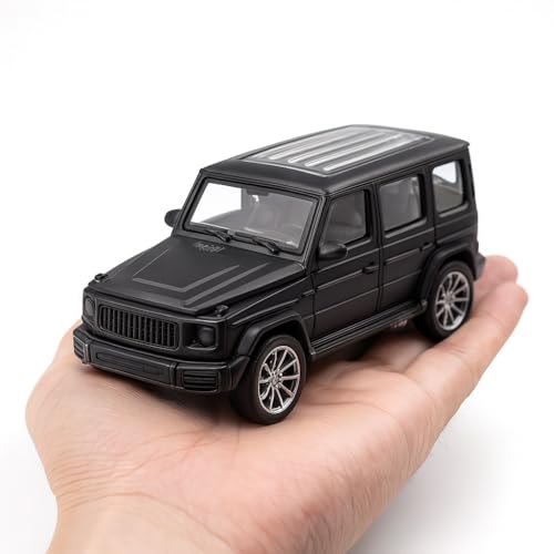 Image of Diecast Mercedes G Wagon Car AMG G63 - 1:36 Scale Alloy Pull-Back G-Wagon Car Model, Off-Road Vehicle Toy for Kids & Collectors, Gift for Boys & Enthusiasts (Black)