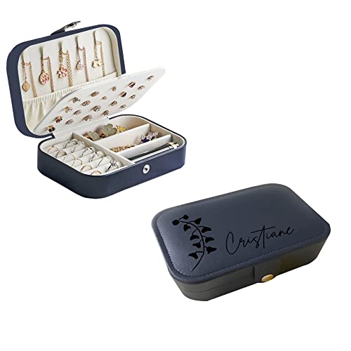 Joyero De Viaje Hatori De Piel Sintética Para Mujer, Color V