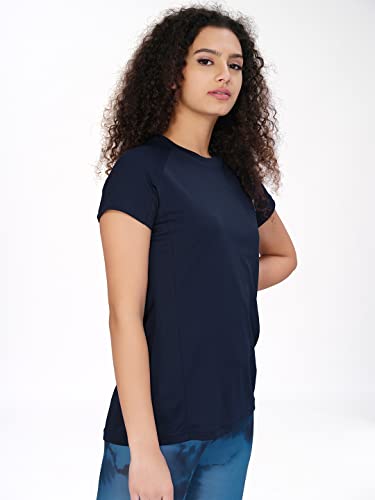 Image of TECHNOSPORT Women's 100% Polyester Regular Fit T-Shirt