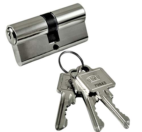 BKS Profilzylinder PZ 8812 Baulänge: 31/31 (30/30) mit Gefahrenfunktion, Nickel, Schloss...
