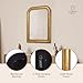 Hamilton Hills Thick Rounded Top Gold Rich Framed Wall Mirror 36" x...