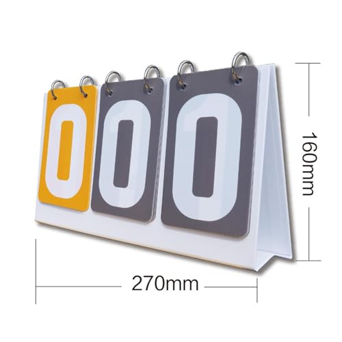 Tablero de marcador DYNWAVE de 3 dígitos para juegos deportivos, ideal para fútbol, voleibol y tenis de mesa miniatura 6