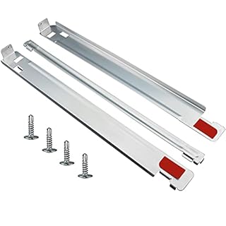 KSTK1 27-inch Washer Dryer Stacking Kit Replacement for LG Laundry Washer and Dryer - Solid Metal with Chrome Coated