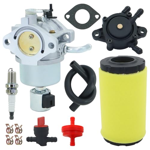 REMEDART 594601 Carburetor Fits for B&S 31Q677 331707 331777 331807 331877 331977 lawn mower Replaces for Nikki 591736 with spark plug 793569 Air filter