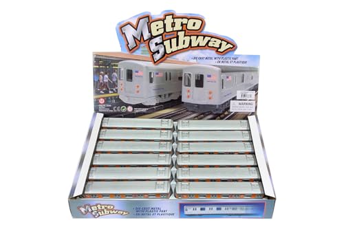 Modelo a escala 7" Septa Metro Subway color gris miniatura 1