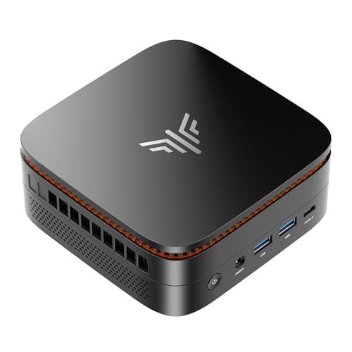 NiPoGi Pinova P1 Mini PC ΑΜD 4300U(Max 3.7GHz, 4C/4T, Migliore di 3500U/N150/N97),16GB DDR4 512GB SSD Mini Desktop Computer,4K@60Hz DP 1.4+HDMI 2.0+USB 3.2 Type-C Triplo Display/WiFi 5/BT4.2